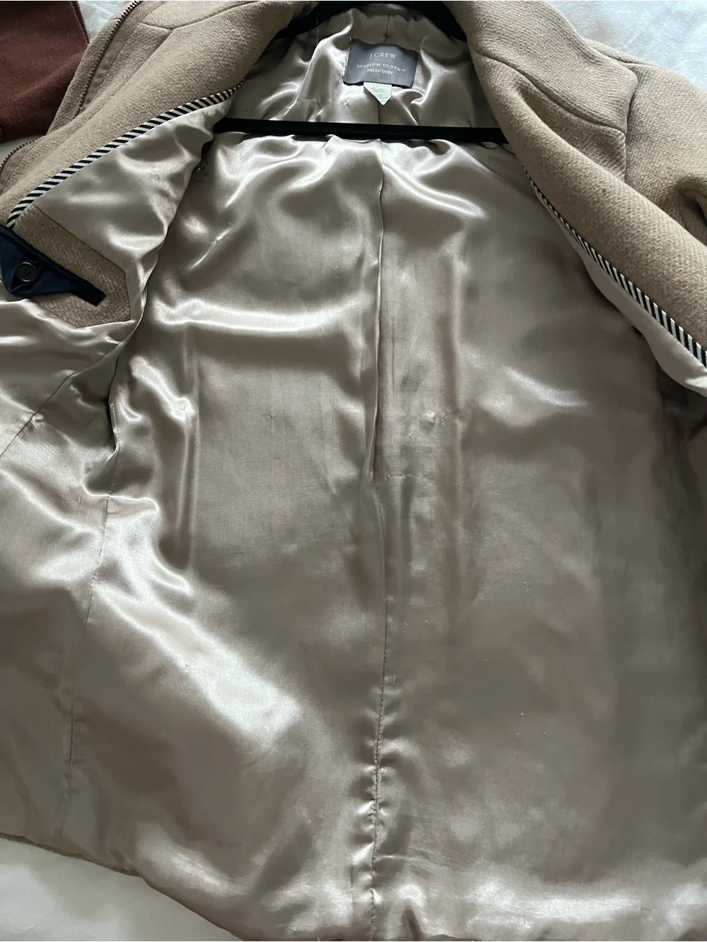J Crew Stadium Cloth by Nelly Gori cocoon coat size 0